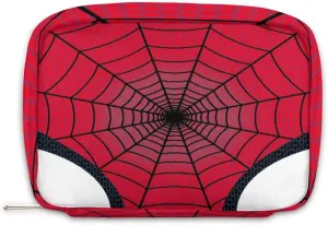 Kids Toiletry Bag for Boys, Cute Small Red Spider Web Wash Bag for Little Young Boys Waterproof Cosmetic Weekender Bag Toddler Traveling Toiletries