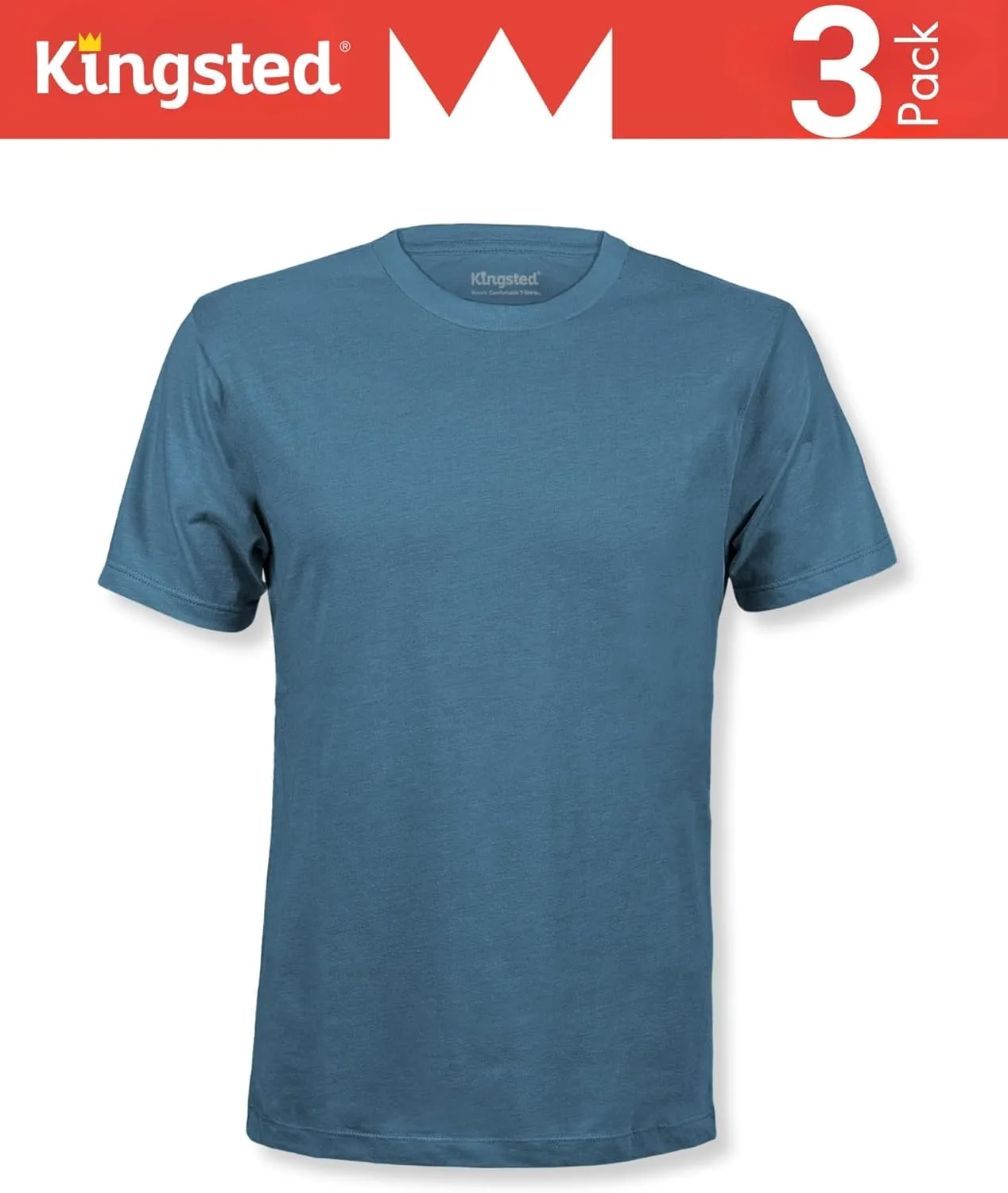 Kingsted T-Shirts for Men Pack - Royally Comfortable - Super Soft Premium Fabric - Well-Crafted Classic Tee
