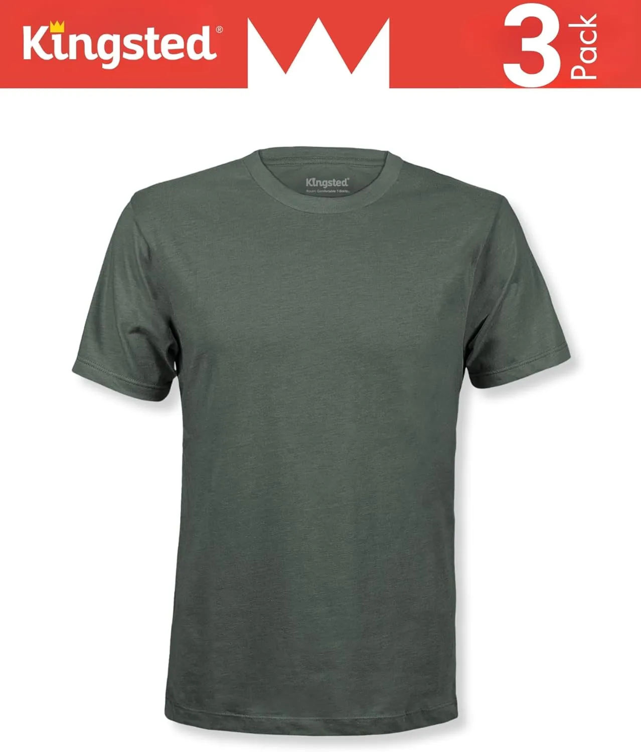 Kingsted T-Shirts for Men Pack - Royally Comfortable - Super Soft Premium Fabric - Well-Crafted Classic Tee