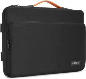 KIZUNA Laptop Bag Case 14 Inch Computer Shoulder Sleeve Briefcase for 15" MacBook air M2 2023/Lenovo Flex 14/14" HP EliteBook 840 G5/HP Pro 14 G3/Dell Latitude 7490 5490/IdeaPad Flex 5,Black