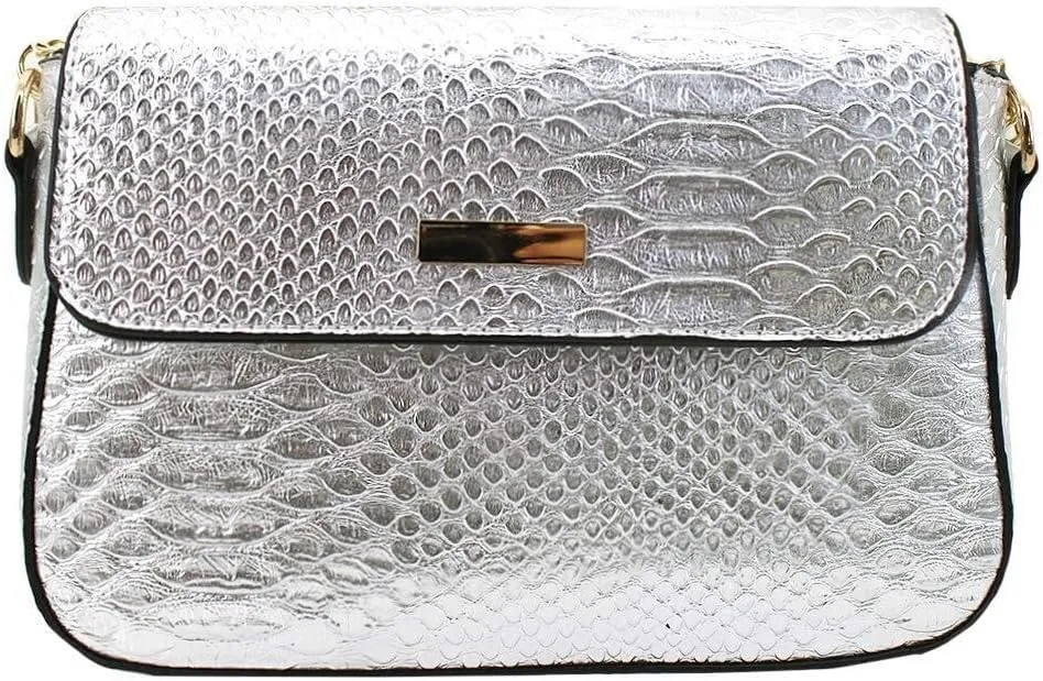 Ladies Retro Evening Party Prom Chain Handbag Purse Mother's Day Gift Fashion Women Snakeskin Envelope Clutch