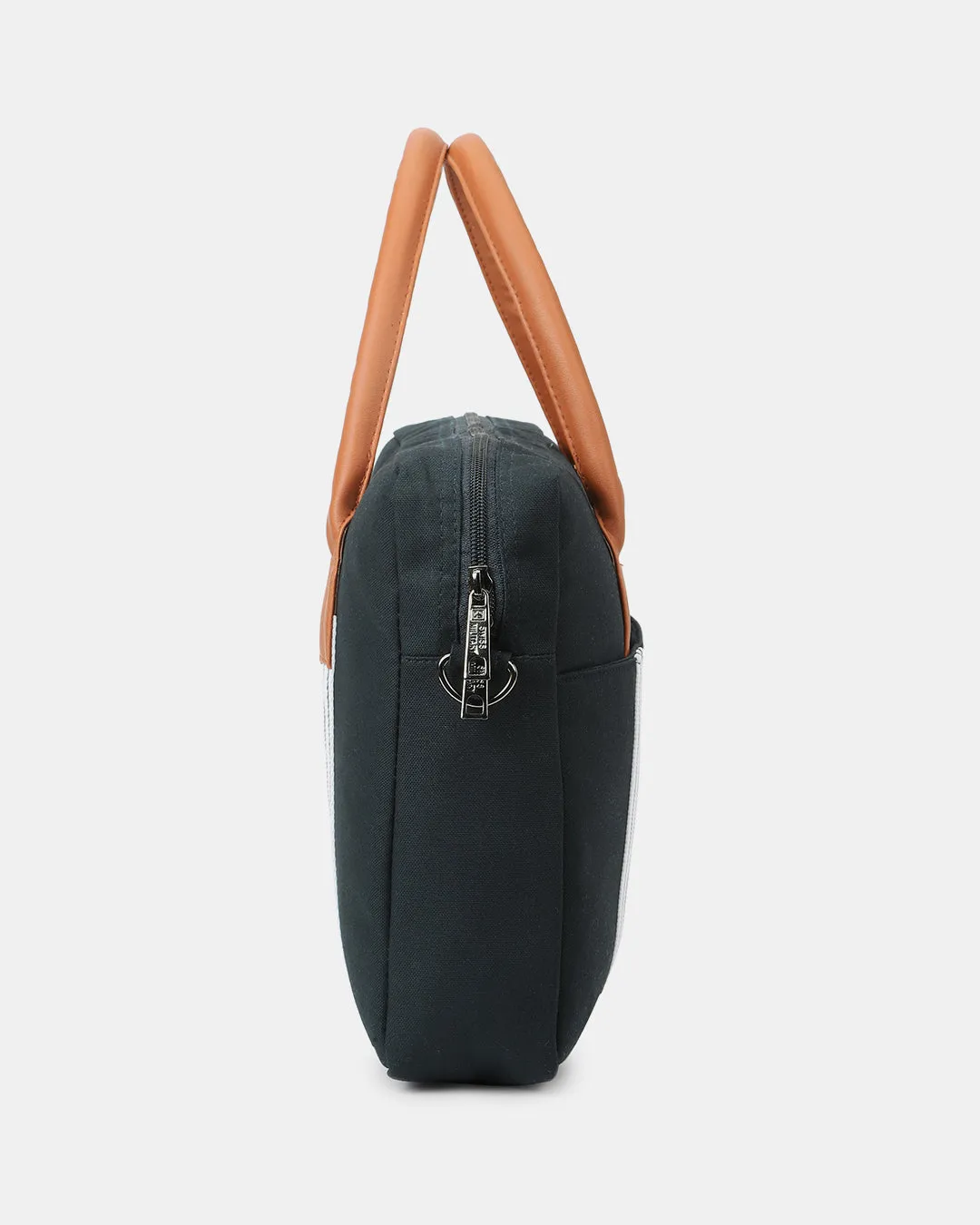Laptop Messenger Bag/Briefcase With Detachable Shoulder Strap, Black | CAN9