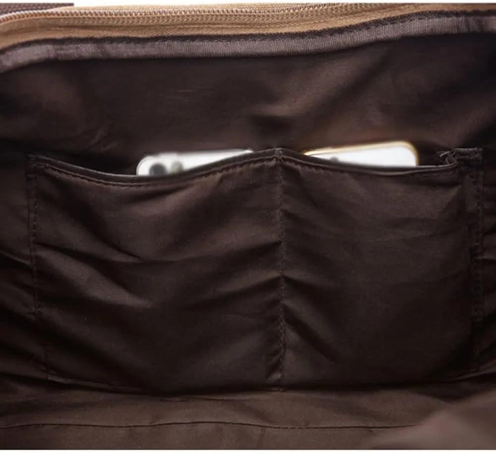 Large-Capacity Luggage Bag Fashion Leisure Travel Bag Trendy Outdoor Messenger Portable Canvas Travel Bag(1)