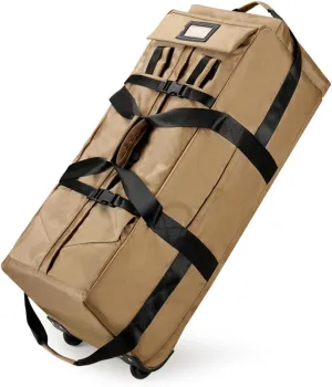 Large Duffle Bag for Travel with Wheels Handbag Trolley Bag or Backpack 3-in-1 Convertible Water-Resistant Big Duffle Bags Foldable Carry On Bag