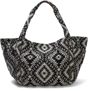 Large Open Tote Bag w/Side Pocket