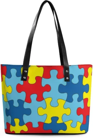 Large Tote Bag Fashion Handbag With Zipper For Women And Men