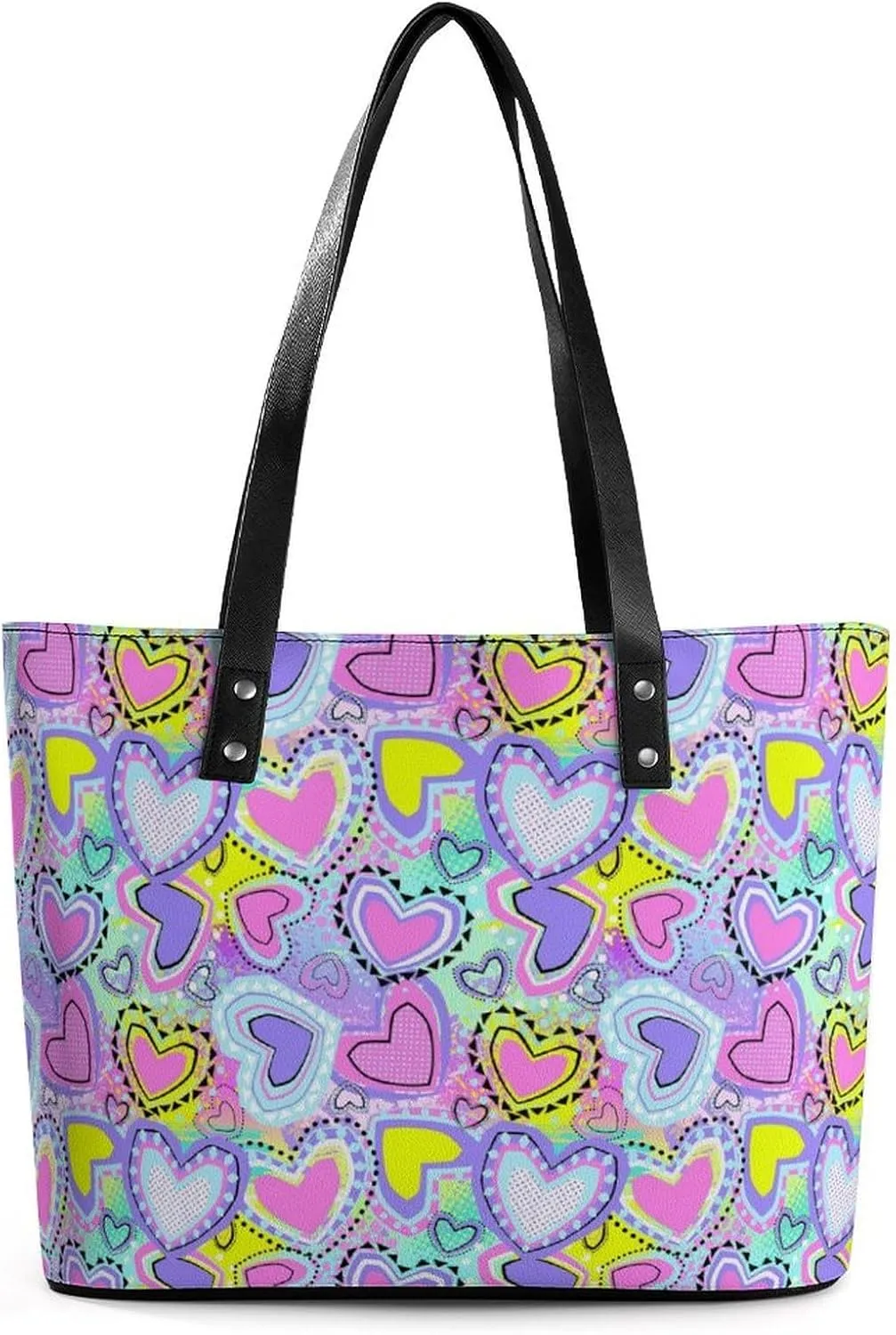 Large Tote Bag Fashion Handbag With Zipper For Women And Men