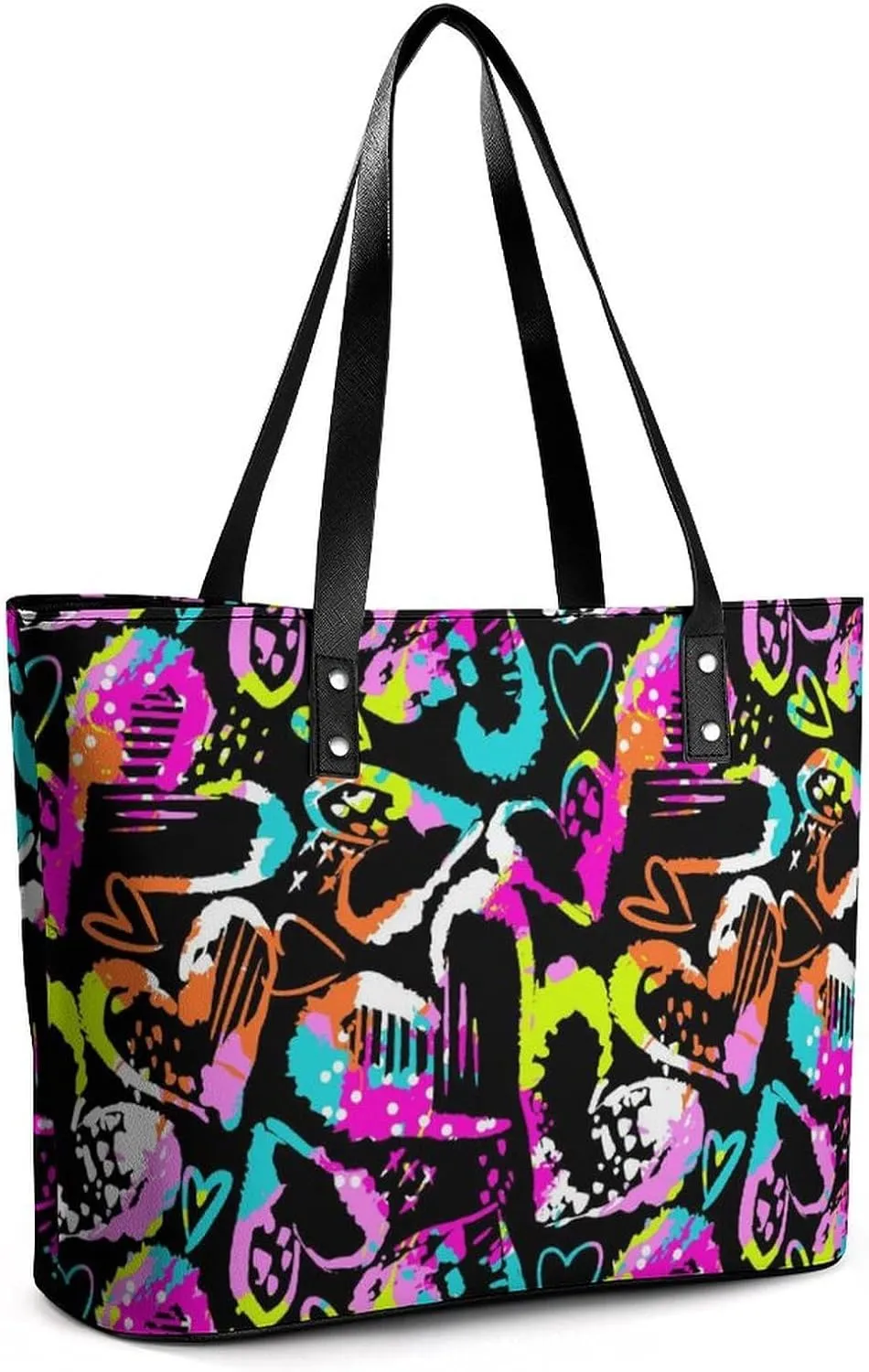 Large Tote Bag Fashion Handbag With Zipper For Women And Men