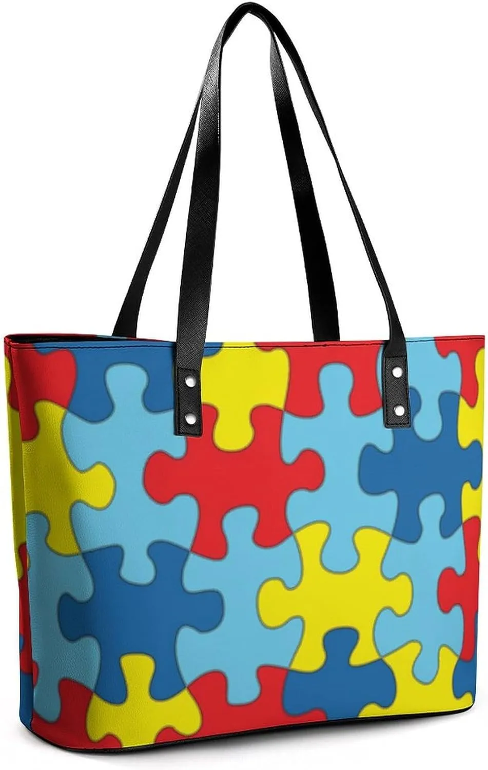 Large Tote Bag Fashion Handbag With Zipper For Women And Men