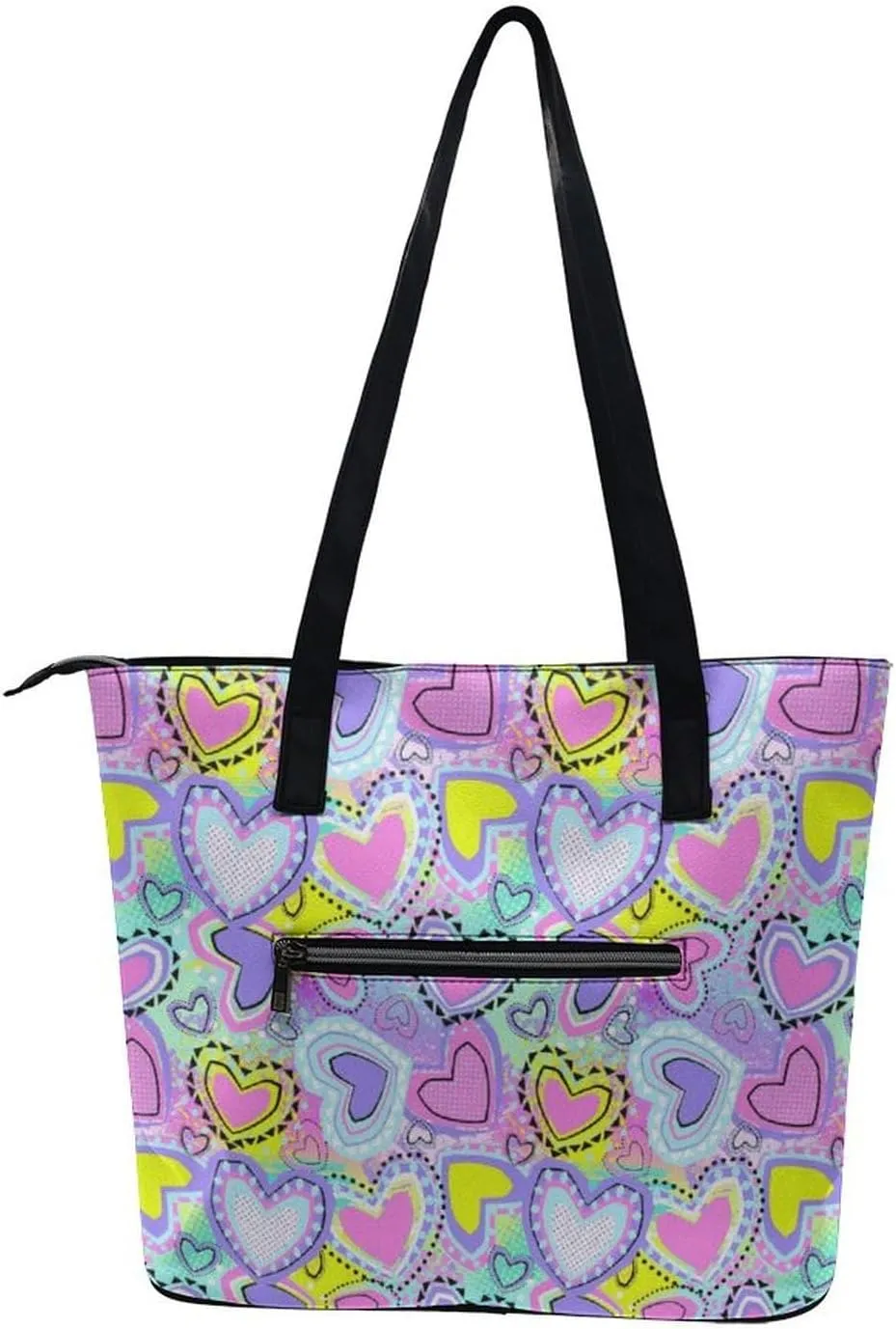 Large Tote Bag Fashion Handbag With Zipper For Women And Men