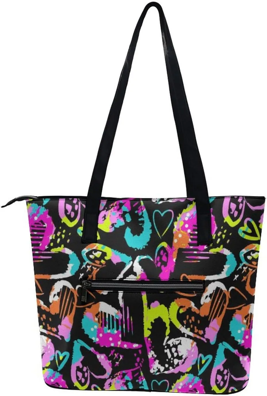 Large Tote Bag Fashion Handbag With Zipper For Women And Men