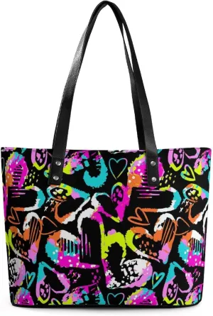 Large Tote Bag Fashion Handbag With Zipper For Women And Men