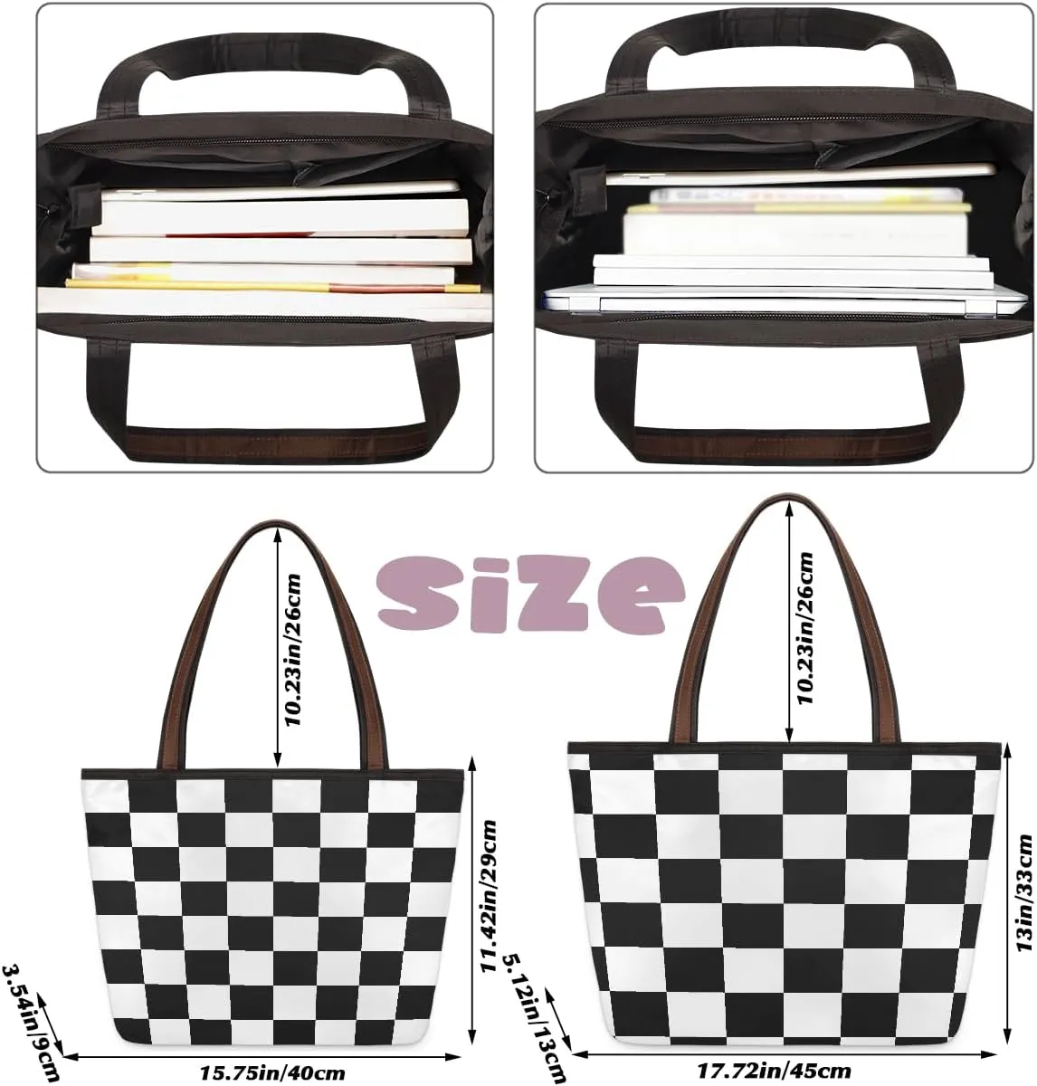 Large Tote Bag for Women Weekender Bags Waterproof Hand Bag with Zipper