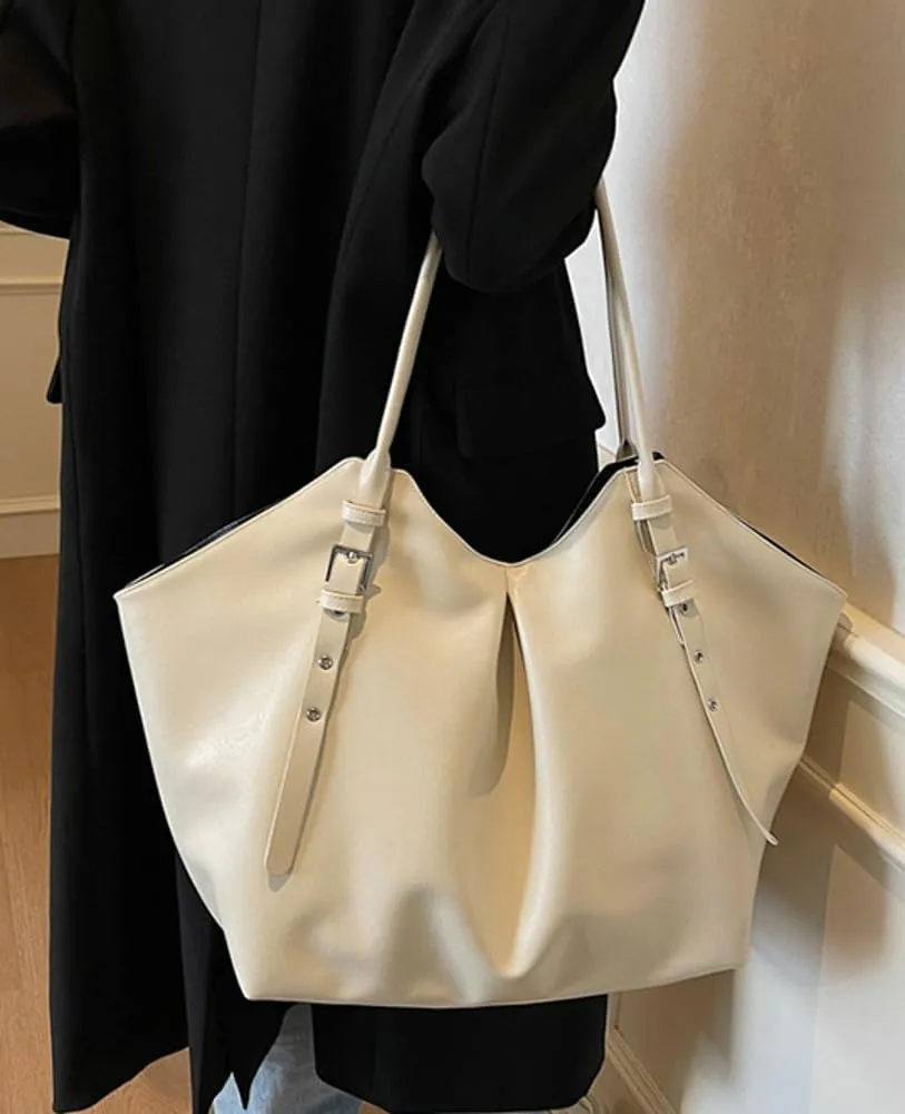 Large Tote Bag Women Trendy PU Leather Shoulder Purses Satchel Oversize Casual Handbags Work Dating College 2025