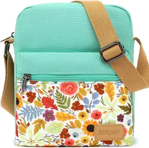 Leaper Girls Crossbody Purses for Kids 2 PCS Cross Body Bag Women Messenger Bag Girls Canvas Bag Cross Body Purse Set