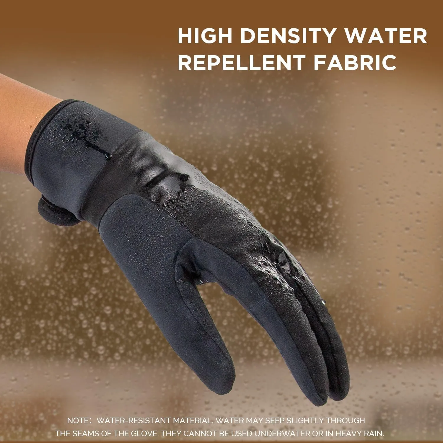 LIFECT Winter Gloves for Men Women, Thermal Running Driving Cycling Gloves for Cold Weather, Windproof Warm Gloves with Touchscreen Fingers