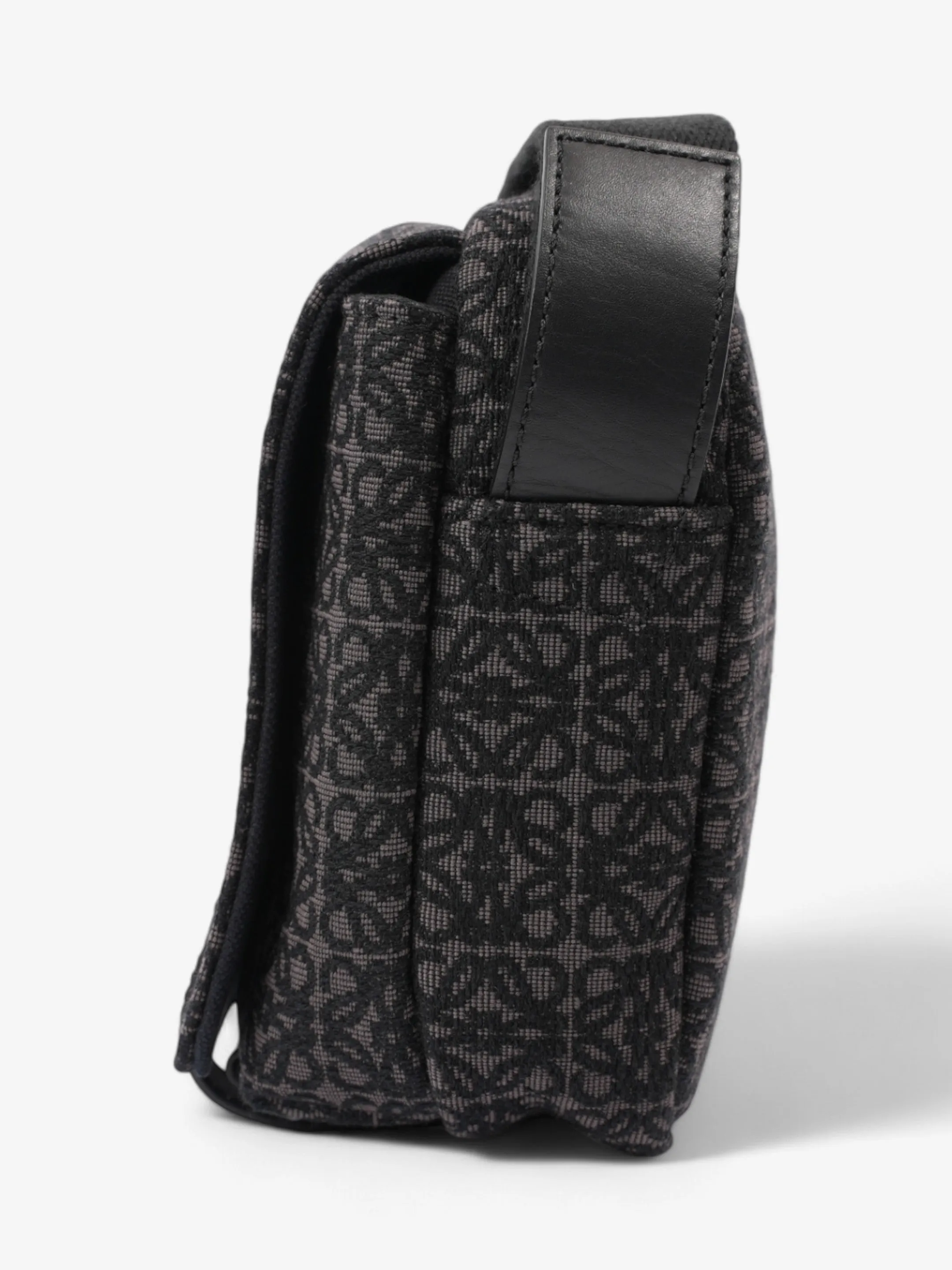 Loewe Anagram Messenger Bag Black Canvas Small