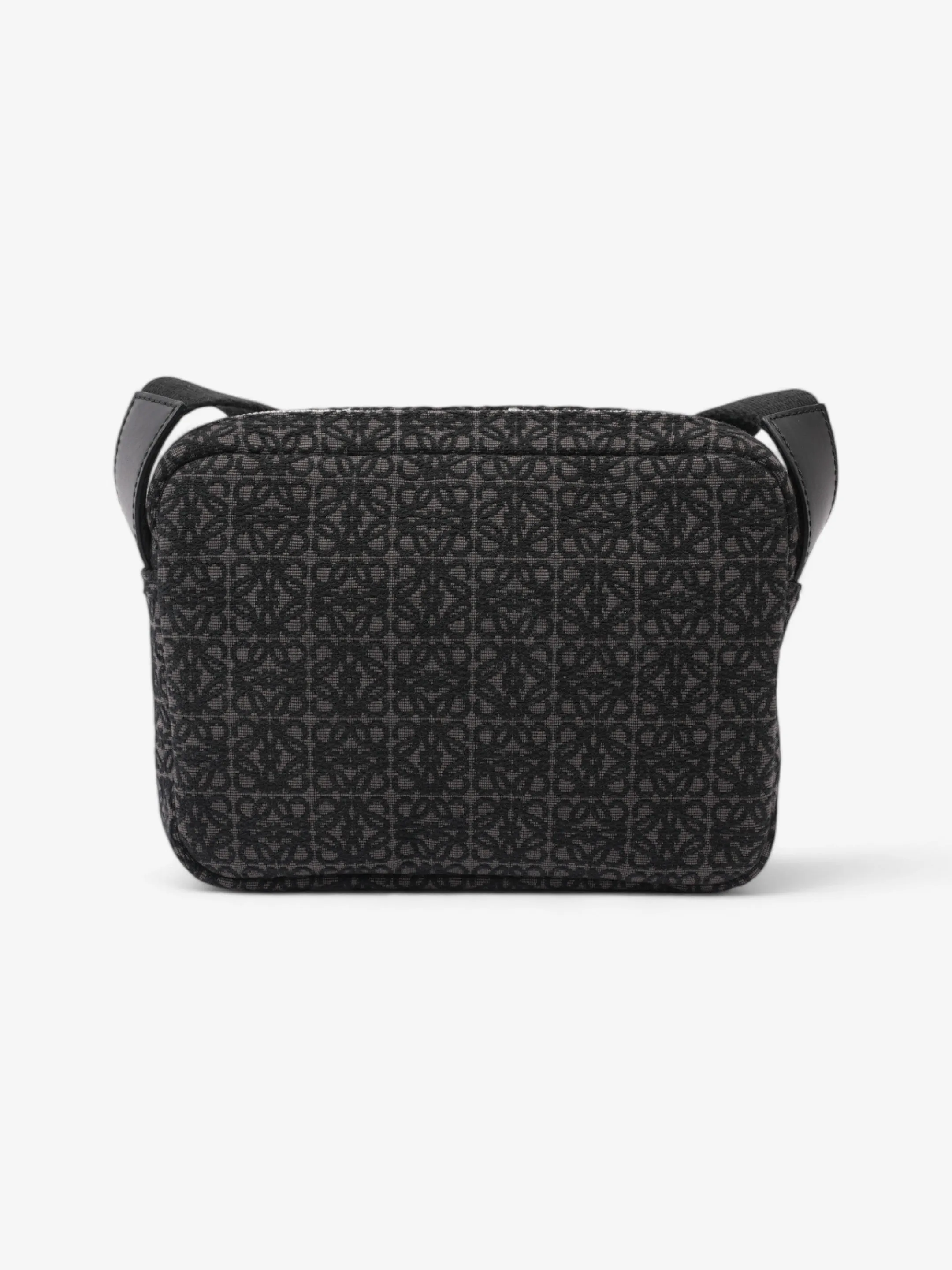 Loewe Anagram Messenger Bag Black Canvas Small