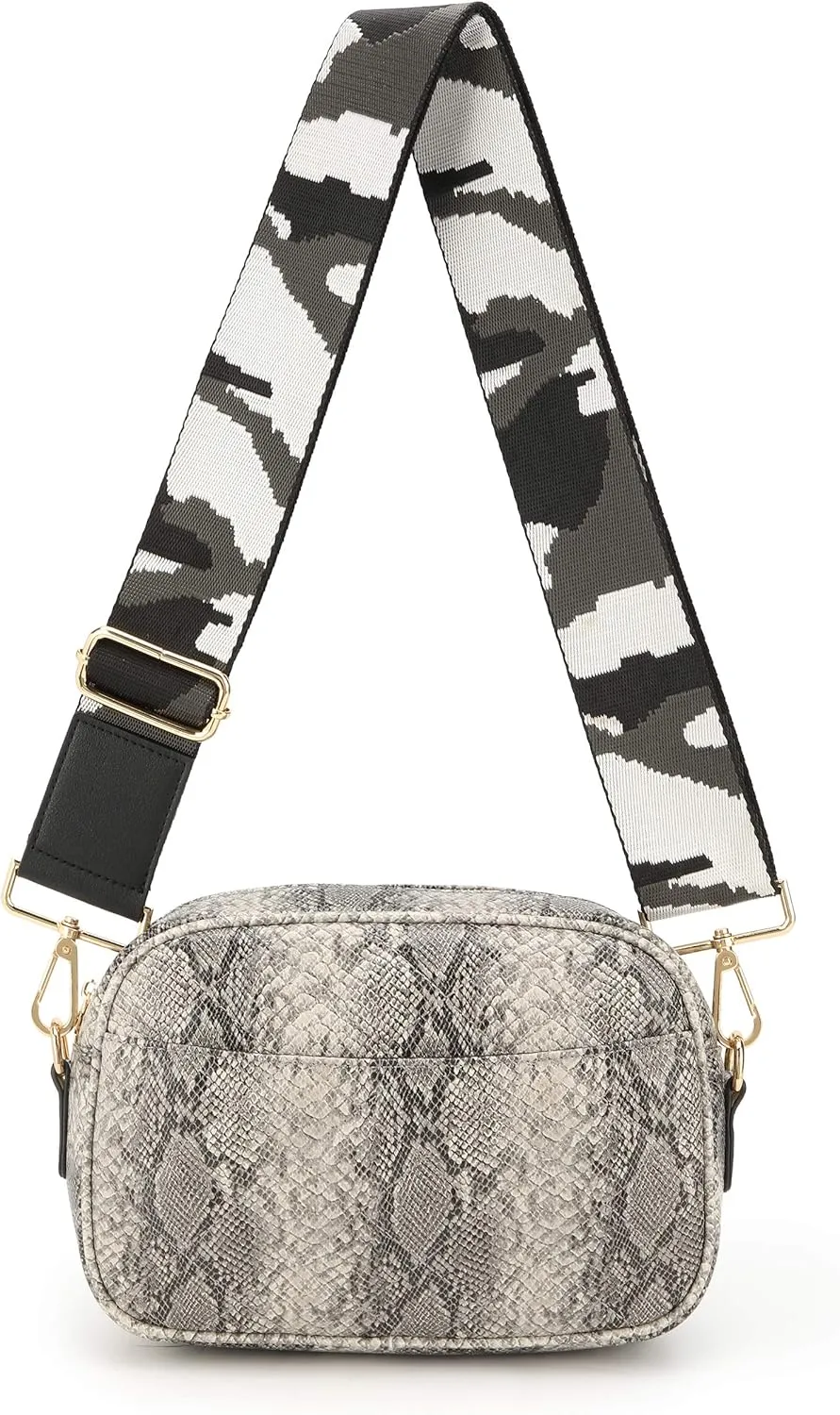 lola mae 2” Wide Shoulder Strap Replacement for Handbags Adjustable Removable Guitar Canvas Crossbody Belt for Purse