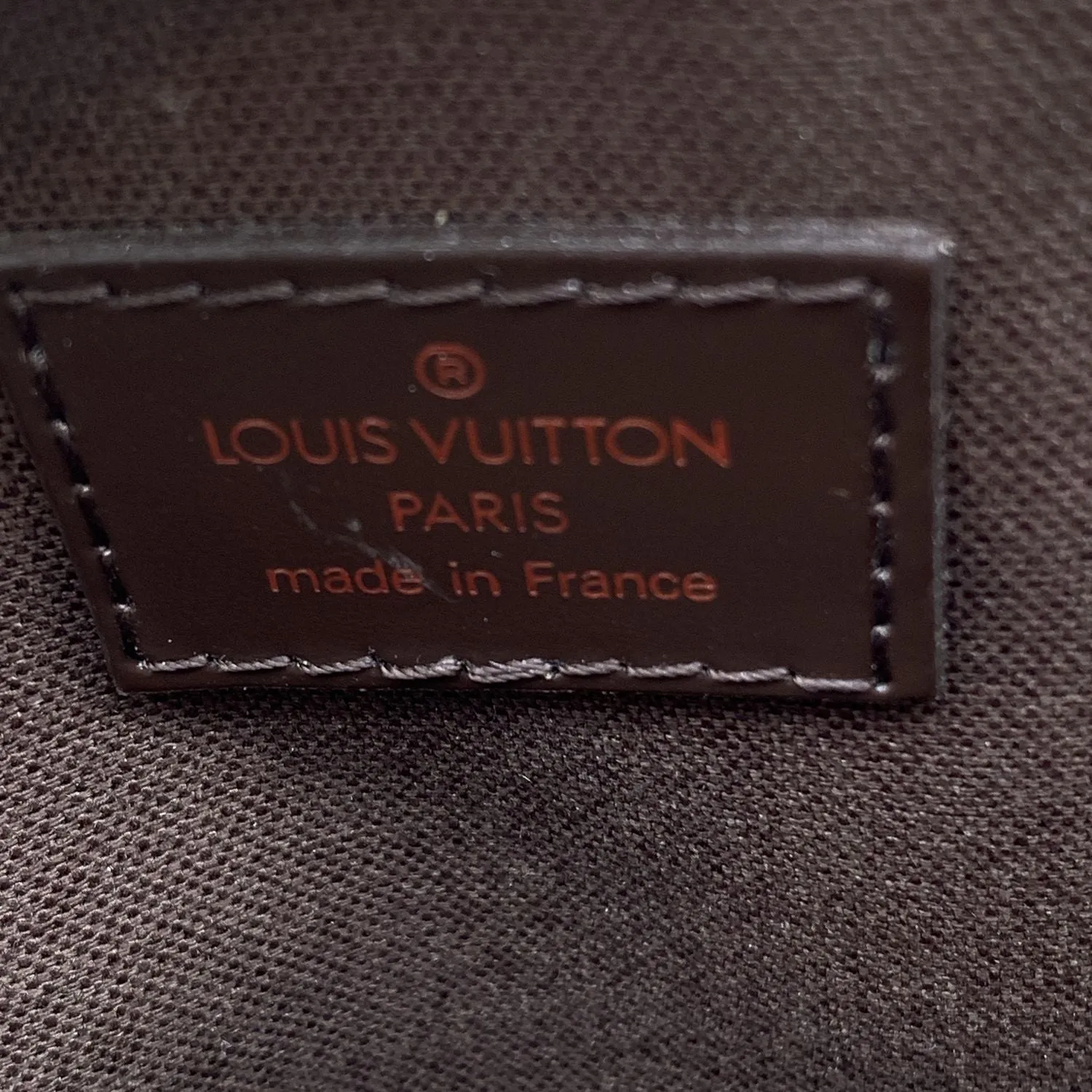 LOUIS VUITTON Damier Ebene Canvas Olav Pm Messenger Bag N41442