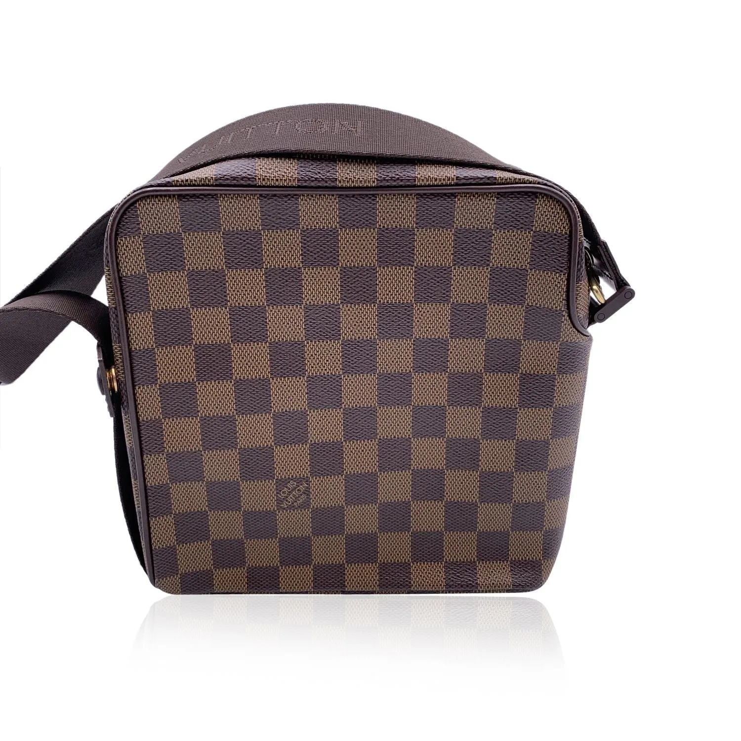 LOUIS VUITTON Damier Ebene Canvas Olav Pm Messenger Bag N41442