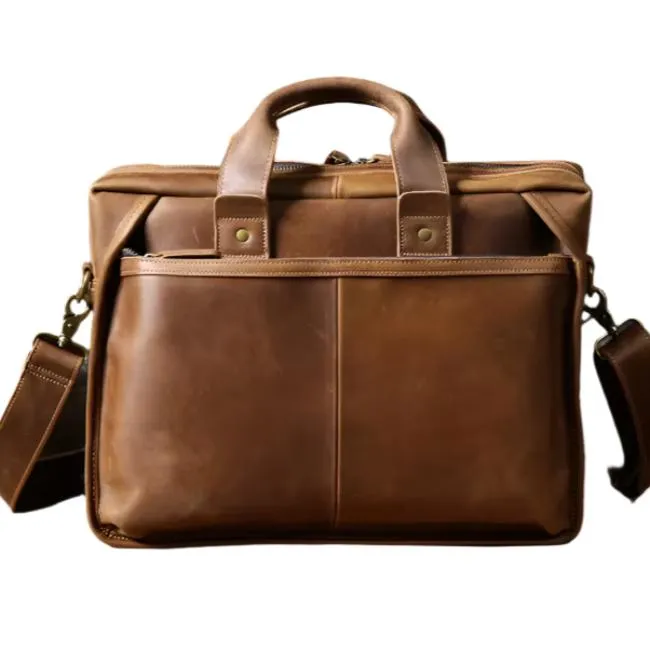 Luca | Luxurious Leather Crossbody Travel Messenger Bag