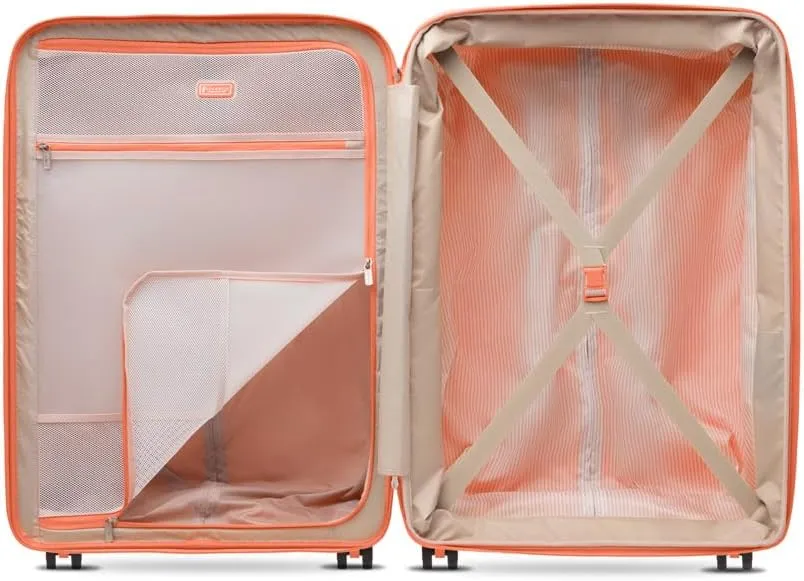 Luggage Convertible - Medium to Large Checked Expandable Hardside Spinner