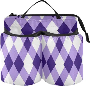 Luggage Cup Holder Travel Portable Fashion Lavender Crystal Beverage Holder Luggage Travel Gifts for World Travelers maleta de sombreros para