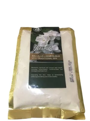 Lulur Bubuk Powder Scrub Jasmine VCA Traditional SPA, 100 gram (Pack of 2)