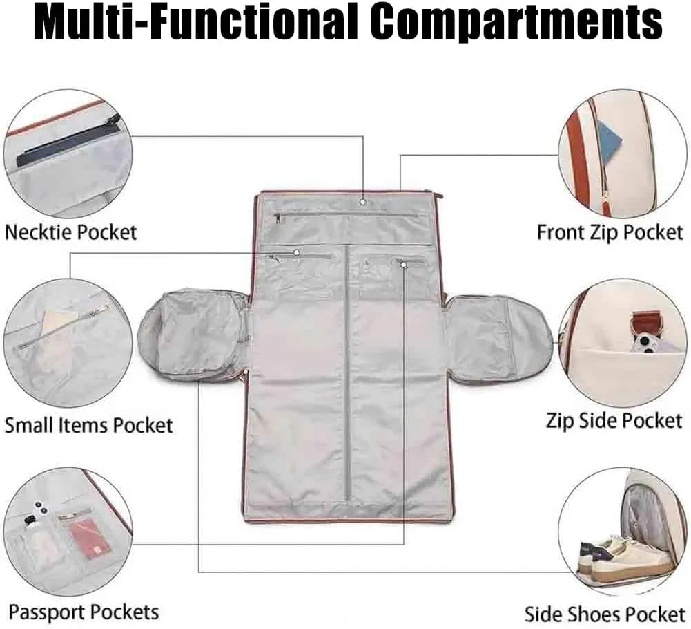 Luxemega Bag, 2 In 1 Luxemega Bag with Wheels, Luxemega Travel Bag Carry On, Convertible Duffel Bag Large Overnight Bags (C-03)