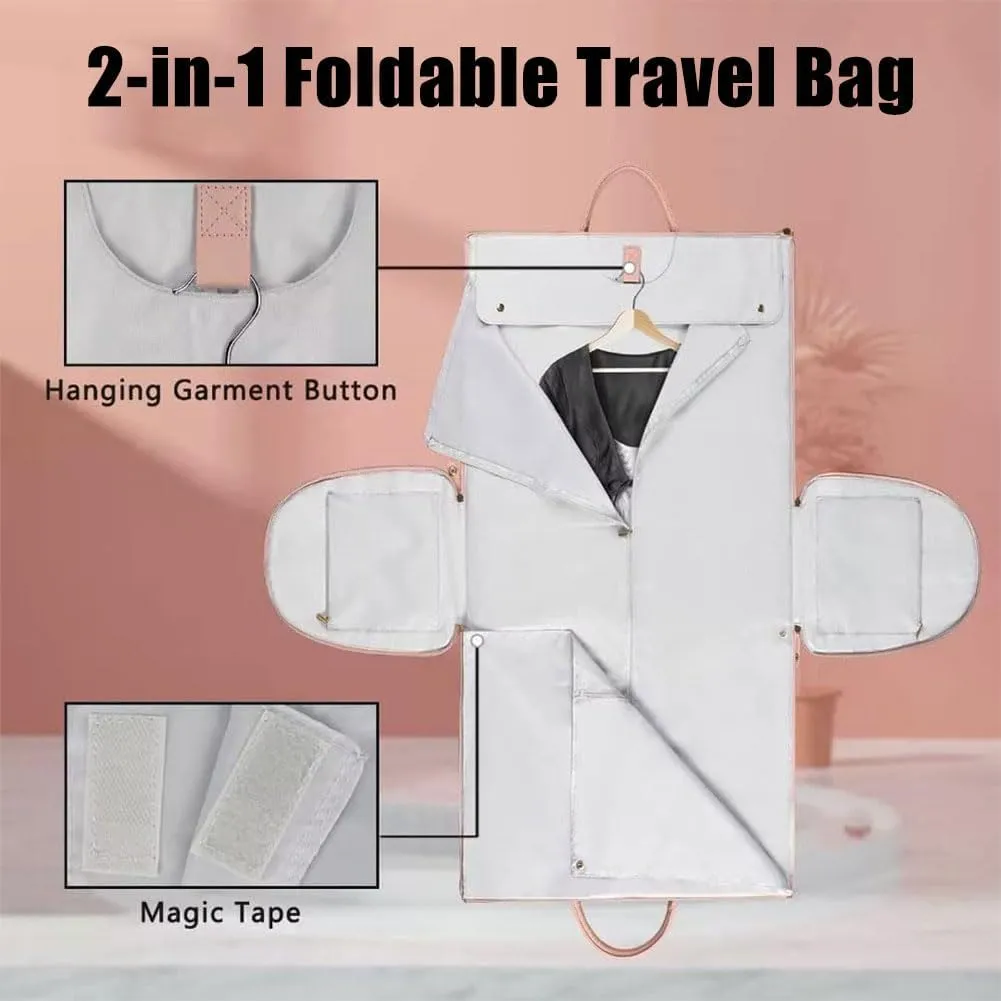 Luxemega Bag, 2 In 1 Luxemega Bag with Wheels, Luxemega Travel Bag Carry On, Convertible Duffel Bag Large Overnight Bags (C-03)