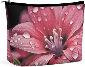 Makeup Bag Travel Cosmetic Bag Portable Flower Toiletry Bag Large Capacity Zipper Pouch Makeup Organizer Case Waterproof Toiletry Pouch for Women Men