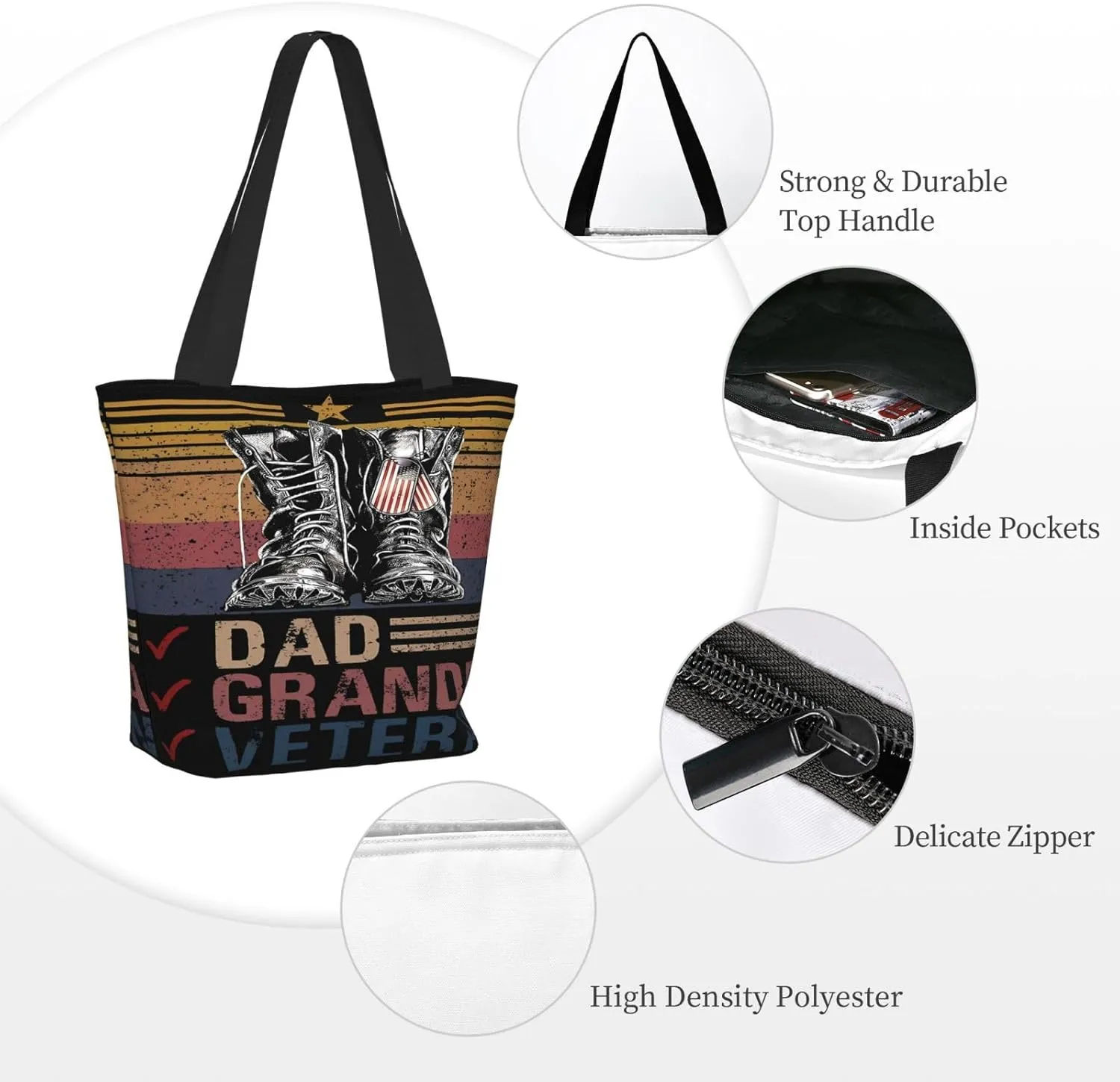 Mardi Gras Beads Mask Feathers Tote Bag for Women Lightweight Shopping Handbag Large Capacity Shoulder Bag