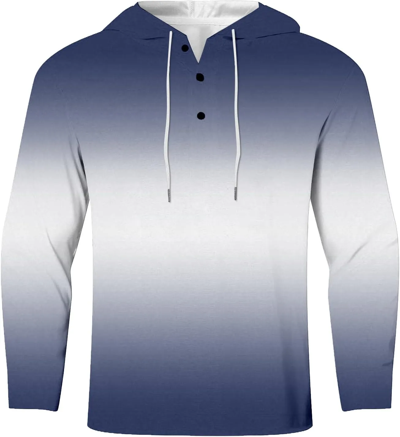 Men's Convertible Hooded Shirt with Roll-Up Sleeves – Lightweight Performance Fabric for Hot Weather Outdoor Activities