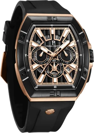 Mens Watches Analog Quartz Luxury Tonneau Watches for Men Japanese Movement 50M Waterproof Stainless Steel Case Luminous Sport Watch