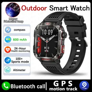 Military GPS Smartwatch for Huawei Xiaomi, Bluetooth, Waterproof