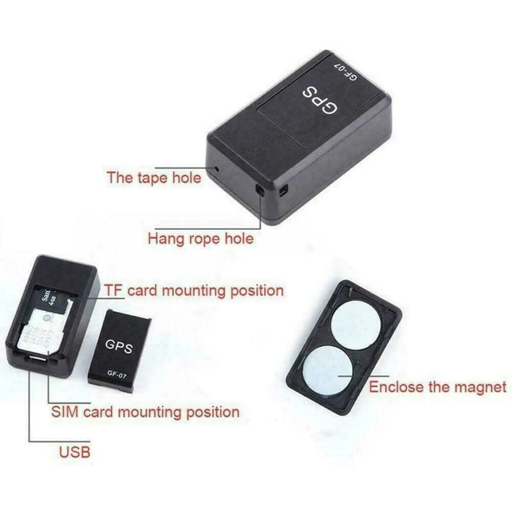 Mini Magnetic Car Vehicle GPS Tracker Locator Real Time Tracking Full Coverage