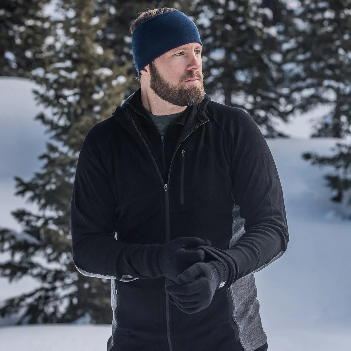 Minus33 Merino Wool Trailblazer Men's Full Zip Hoodie - No Itch Renewable Fabric