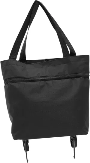 Mobestech Collapsible Tey Bag with Foldable Wheels Capacity Grocery and Shopping Bag for Storage for Books Laundry