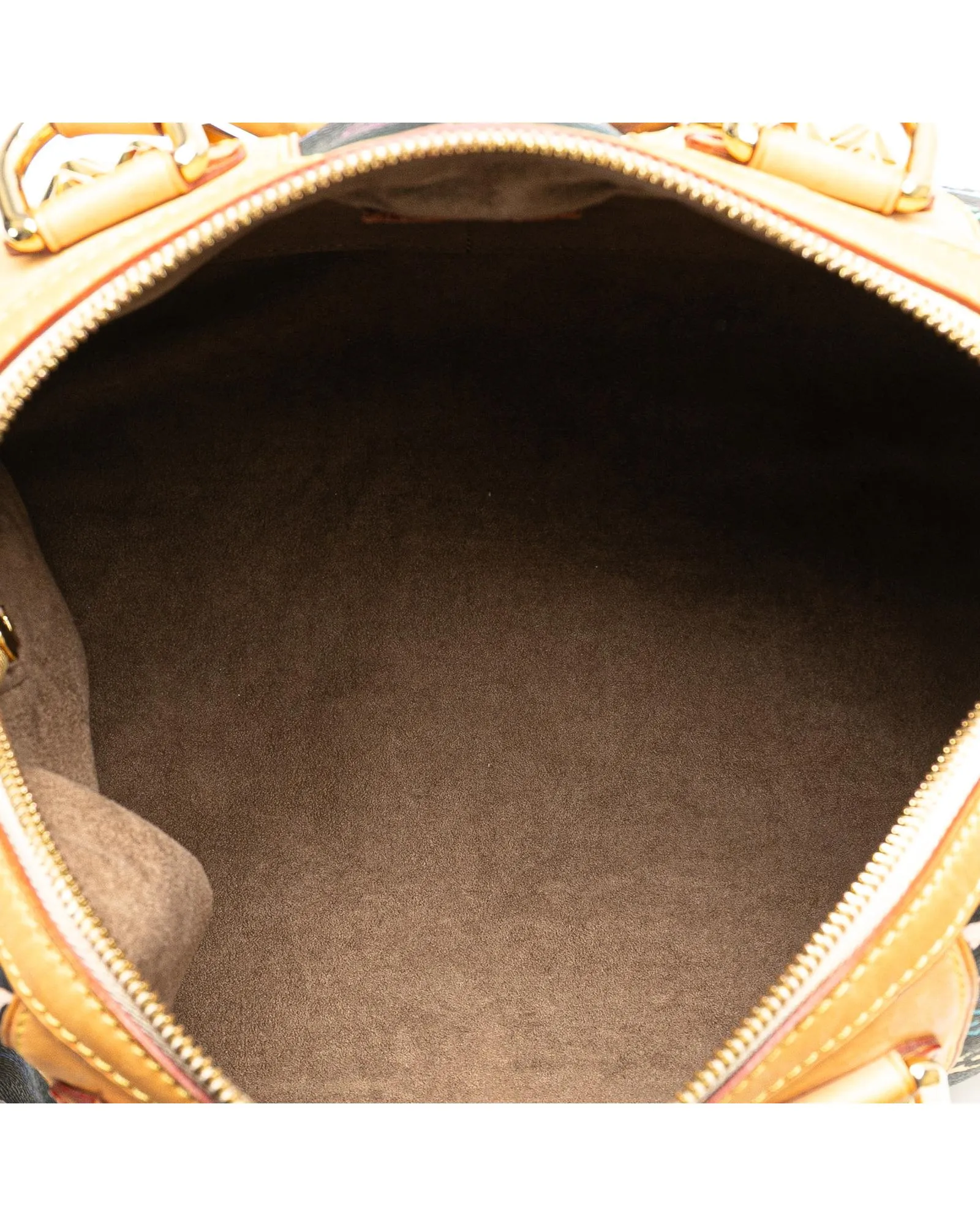 Monogram Multicolore Canvas Bag with Studded Leather Trim and Detachable Strap