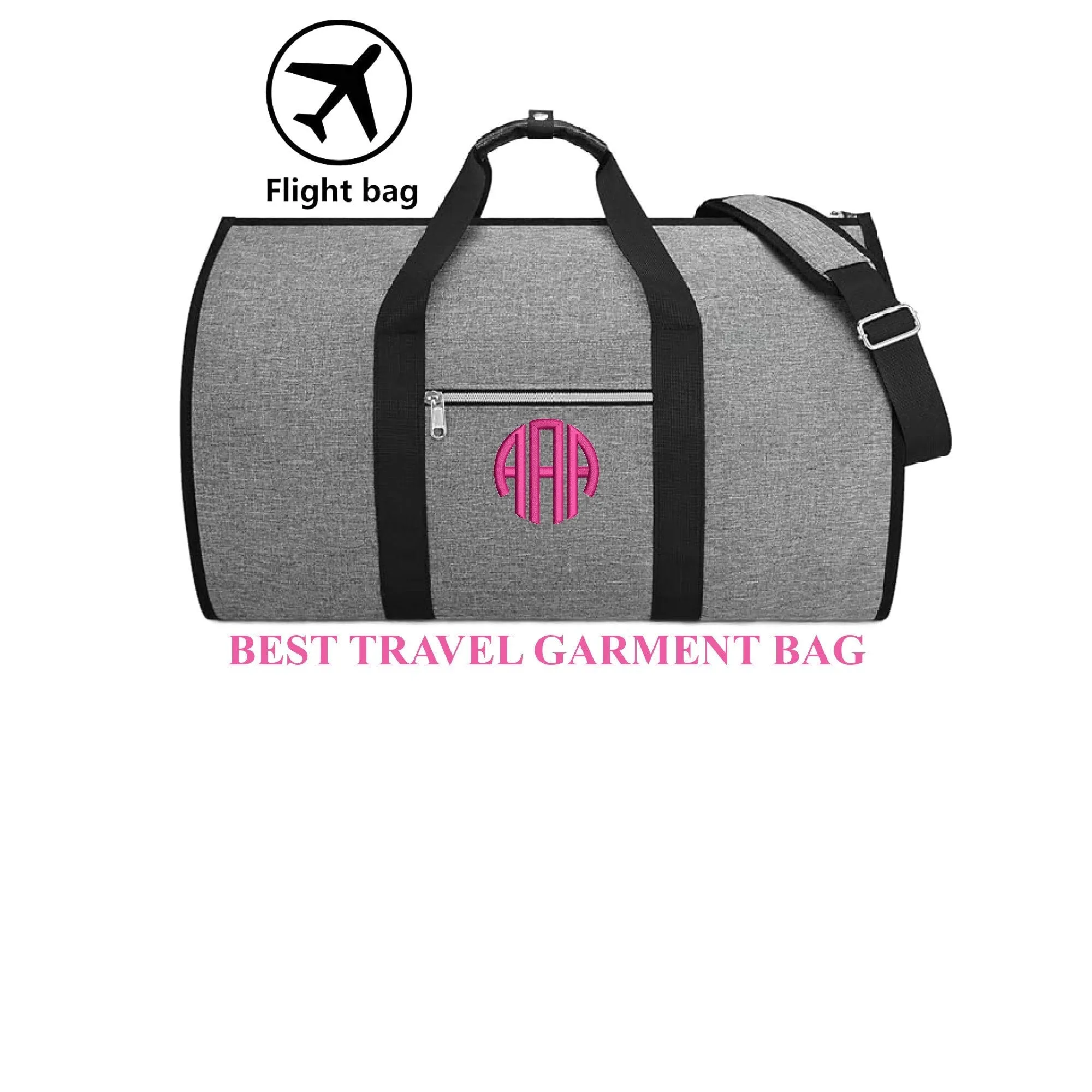 Monogrammed Women's Travel Dress Garment Bag
