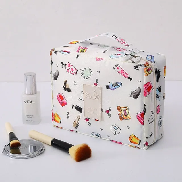 Multifunction Women Outdoor Storage Bag Toiletries Organize Cosmetic Bag Portable Waterproof Female Travel Make Up Cases