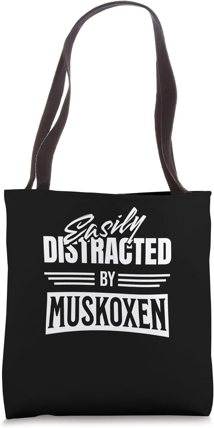 Musk Ox North American wildlife Exotic Arctic mammal Musk Ox Tote Bag