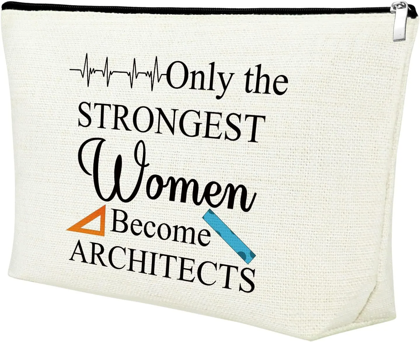 Mxrymvu Architect Gifts for Women Makeup Bag Architect Teacher Gift Architectural Engineer Architecture Present for Friend Coworker Cosmetic Bag Christmas Birthday Present Travel Makeup Pouch