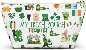 My Irish Pouch An Utility Pouch Travel Bag, Makeup Cosmetic Bag Ireland Traveling Birthday Gift