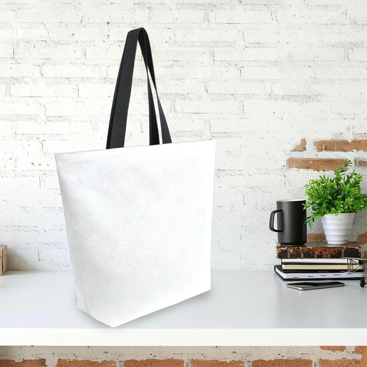 Naanle Personalized Wedding Canvas Tote Bag - Large Women's Casual Shoulder Handbag - Customized Floral Reusable Cotton Bag Gift for Bride