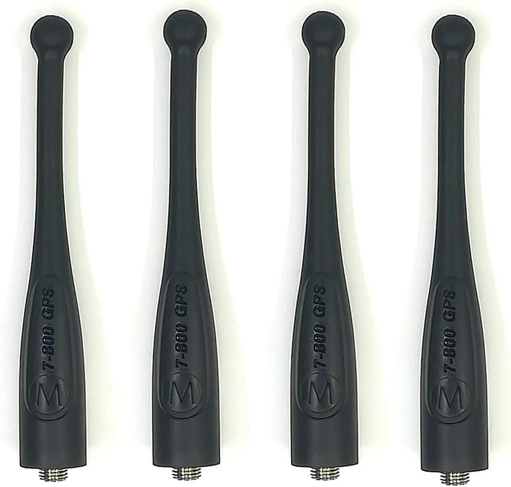 NAR6595A Stubby Antenna for Motorola APX 764-870MHz Signal Band and 7-800 GPS by KCTIN (4 Packs)