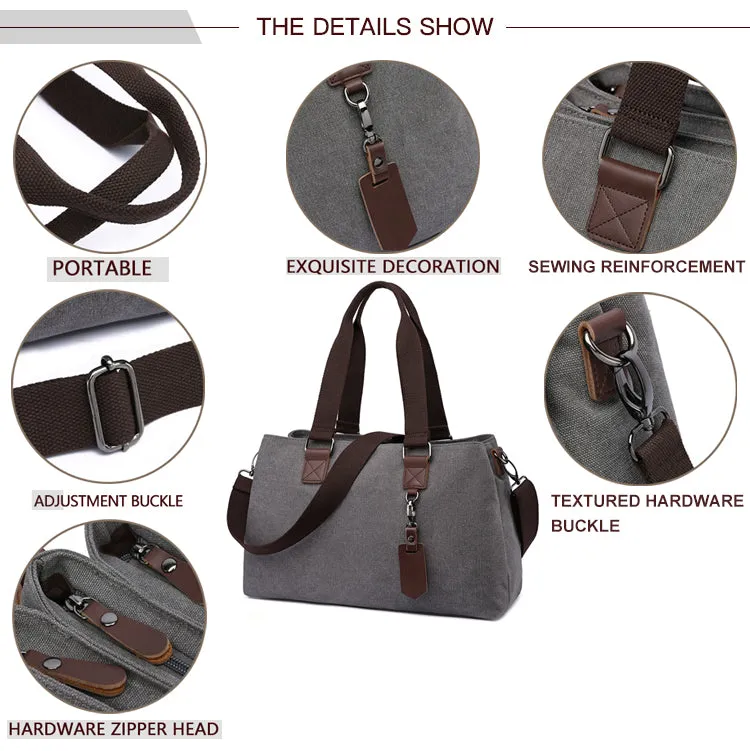New Style Fashion Canvas Woman's Hand Bag