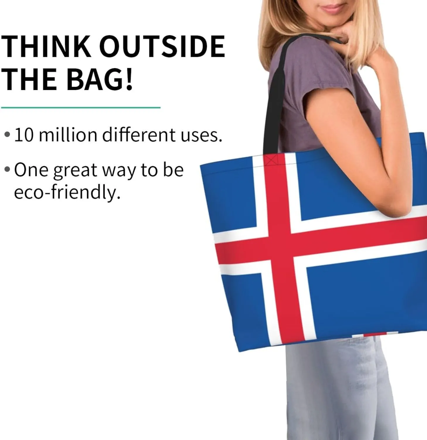 Norway Canvas Tote Bag Norway Flag Shoulder Bag Norwegians Casual Grocery Bags Norwegian Bags for Women Men