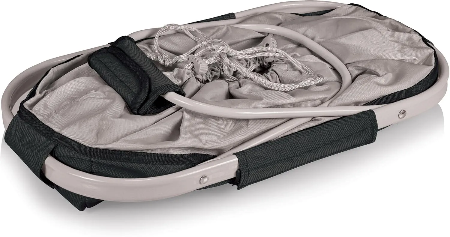 ONIVA - a Picnic Time brand Metro Shopping Basket - Insulated Picnic Basket - Collapsible Market Basket - Utility Tote Cooler Bag